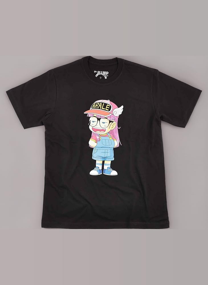 ドクタースランプ　アラレちゃん　ウンチくん　ラインプリント　希少　サイズXL Amazon | [EVERSOUL] ドクタースランプ アラレちゃん Tシャツ